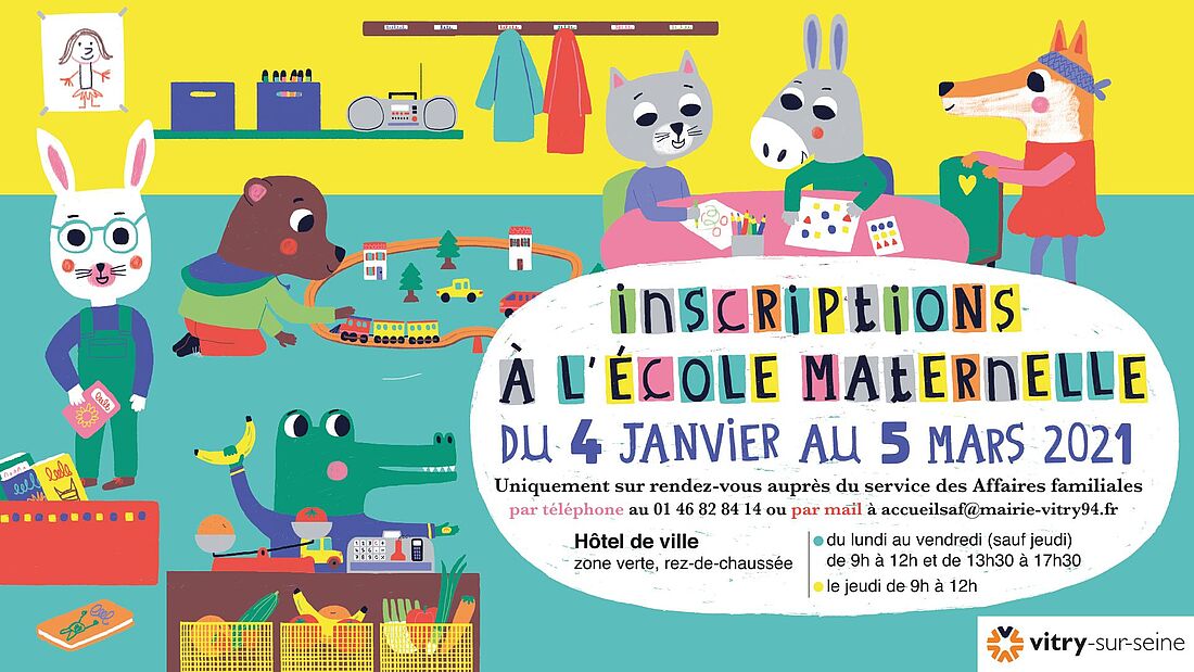 Inscriptions Ecole Maternelle Mairie De Vitry Sur Seine Site Officiel